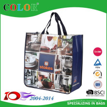 BSCI Audit laminated non woven shopper bag